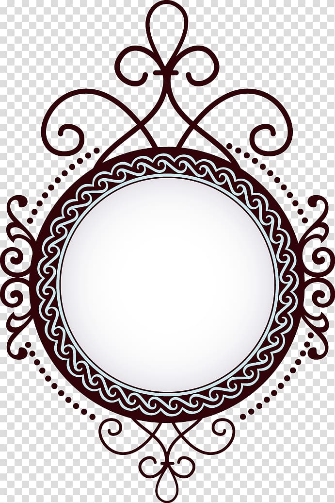 691x1036 Creative Design Flower Border Corrugated Inner Circle Icon