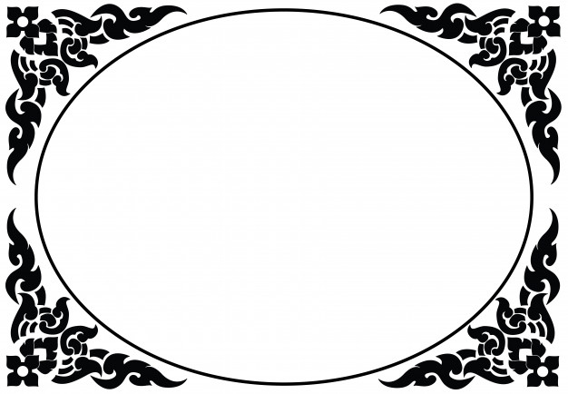 Artistic Oval Frame Of Thai Pattern Vector Vector Premium Download 626x434 Artistic Oval Frame Of Thai Pattern Vector Vector Premium Download