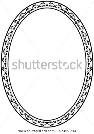 Stock Vector Vector Oval Frame On White Background Bakery 330x470 Stock Vector Vector Oval Frame On White Background Bakery
