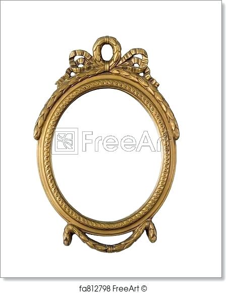 450x580 Oval Antique Frame