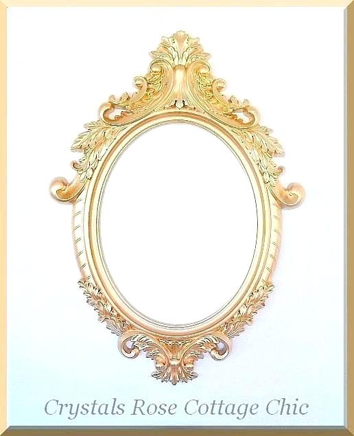 516x635 Oval Frame Gold