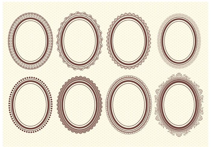 700x490 Oval Frame Free Vector Art