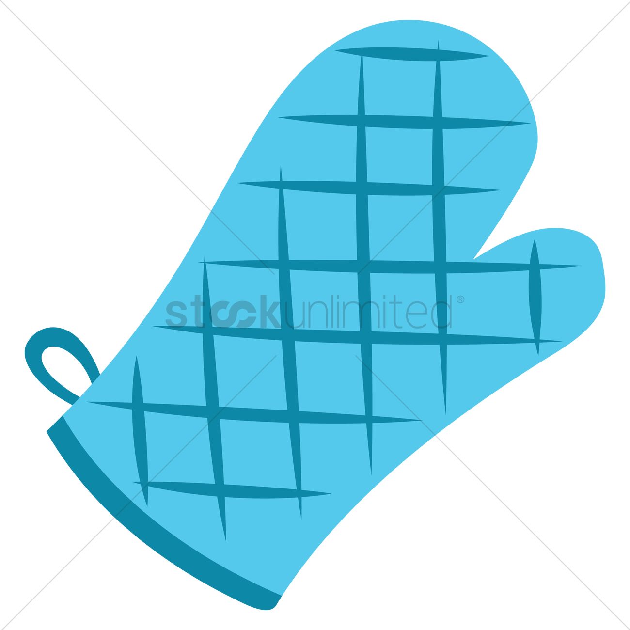1300x1300 Oven Mitt Vector Image