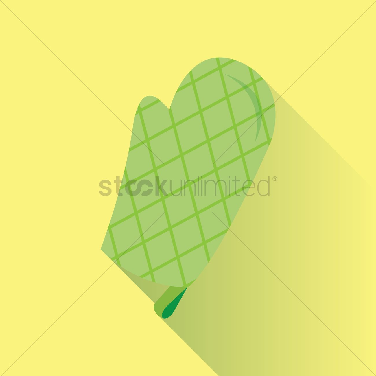 1300x1300 Oven Mitt Vector Image