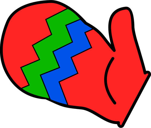 500x422 Oven Mitt Vector Clip Art