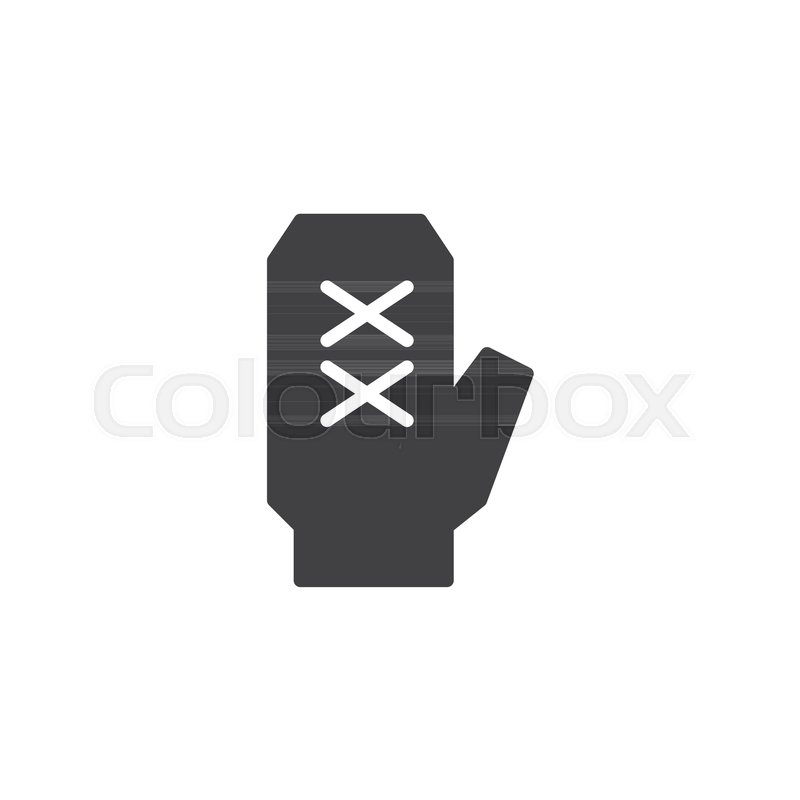 800x800 Oven Mitt Vector Icon Filled Flat Stock Vector Colourbox