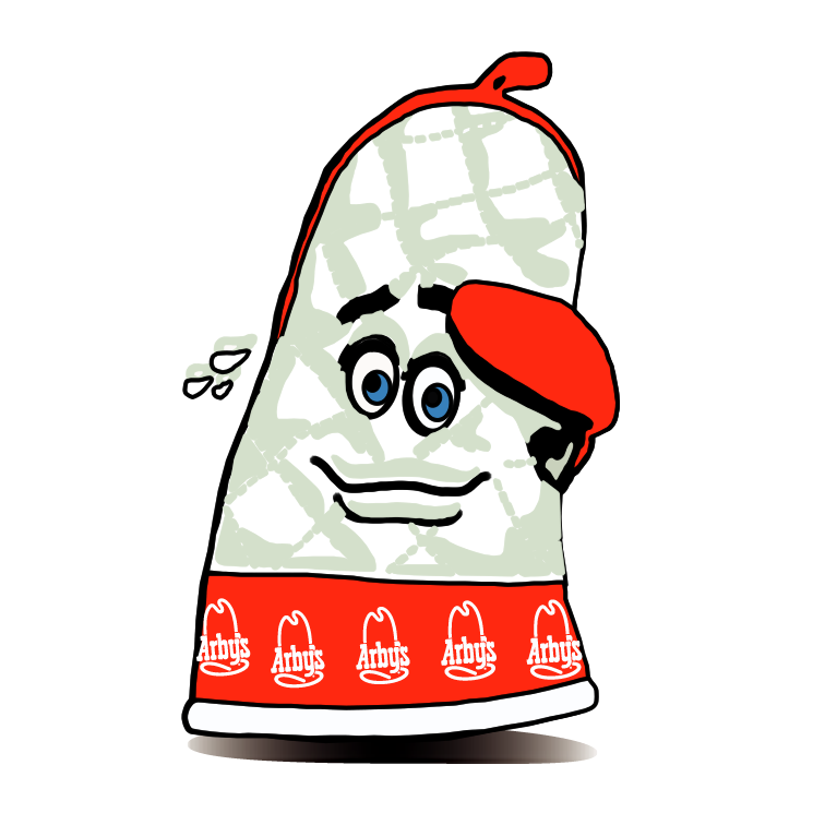 745x745 Arbys Oven Mitt