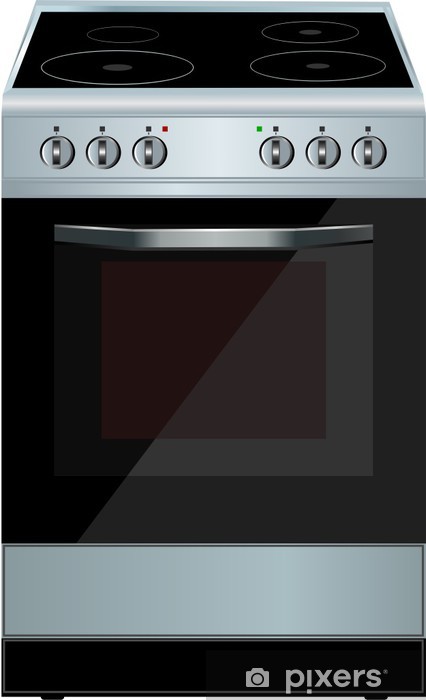 426x700 Electric Cooker Oven Vector Illustration Wall Mural Pixers