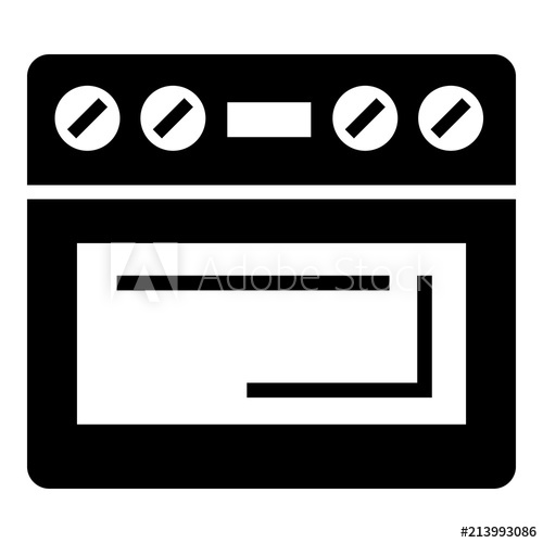 500x500 Electric Oven Icon Simple Illustration Of Electric Oven Vector