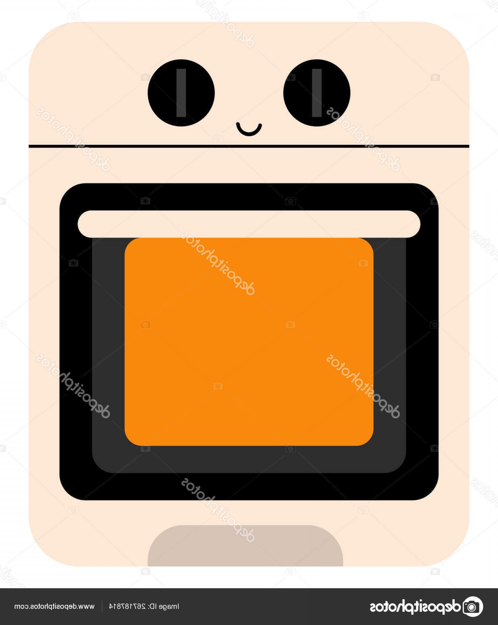 1626x2040 Happy Oven Vector Studiogrfx