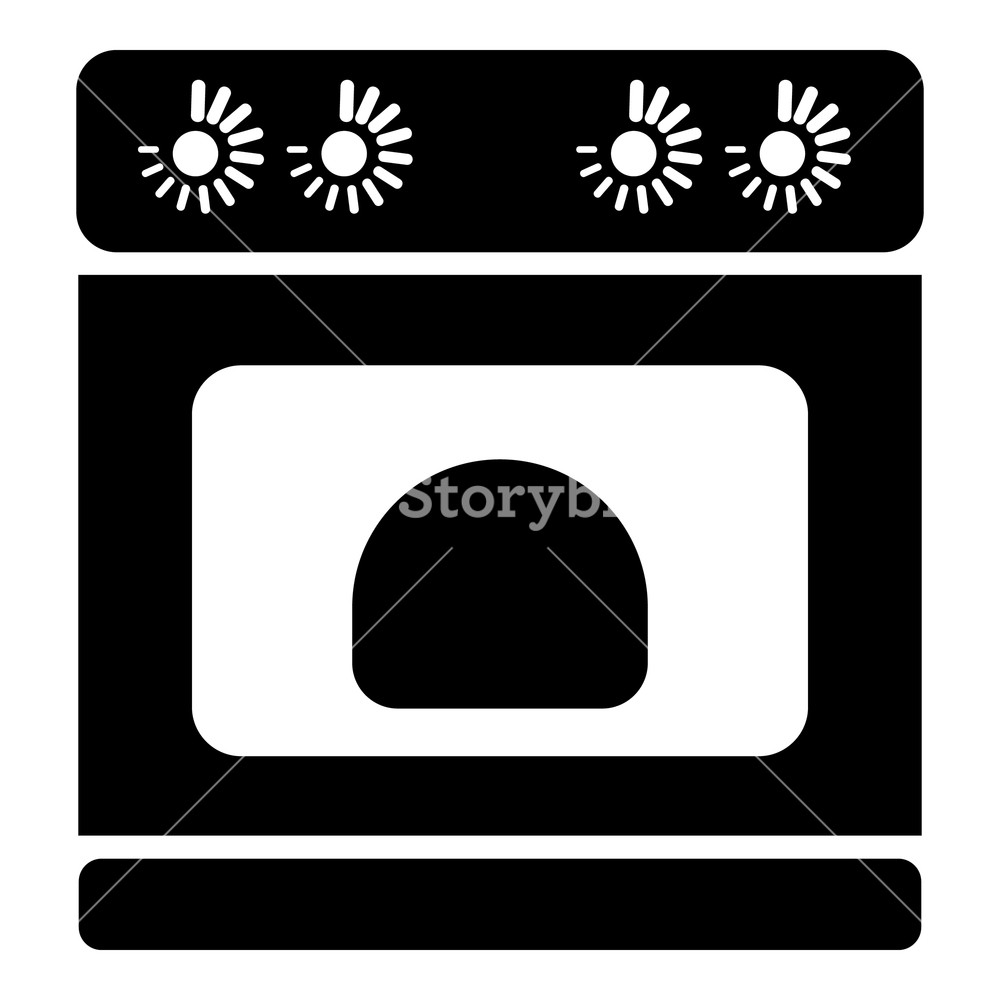 1000x1000 Pie In Oven Icon Simple Illustration Of Pie In Oven Vector Icon