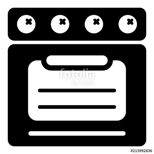 500x500 Stove Oven Icon Simple Illustration Of Stove Oven Vector Icon