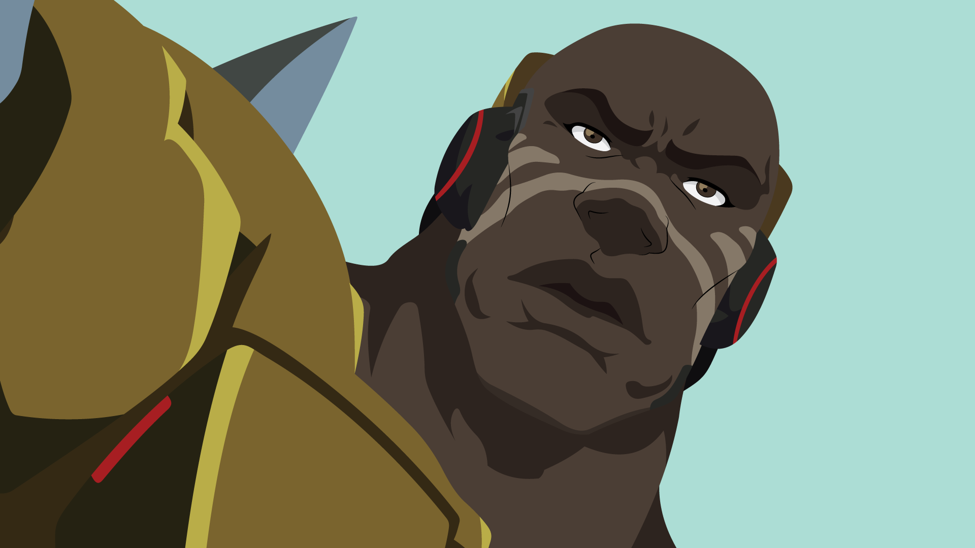 1920x1080 Doomfist Vector Art Overwatch Wallpapers