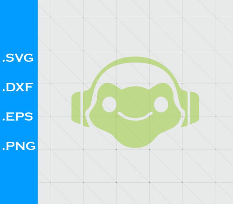 794x696 Overwatch Lucio Inspired Logo Clipart Dxf Etsy