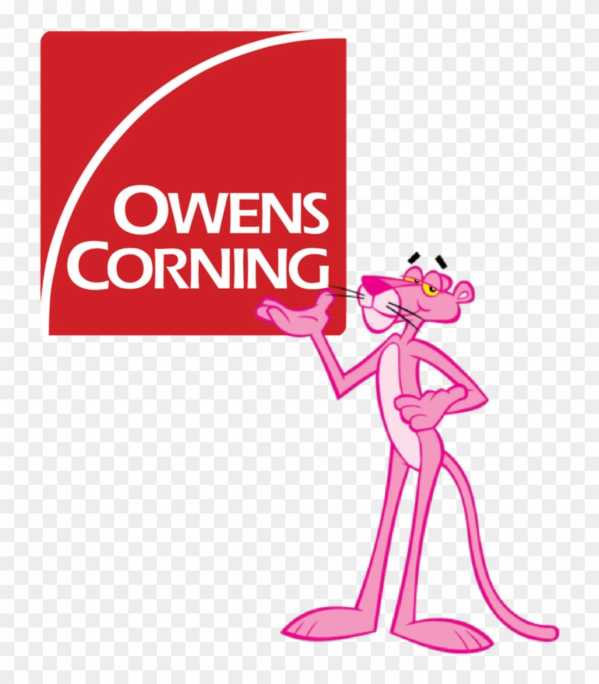 840x959 Owens Corning Pink Panther Logo