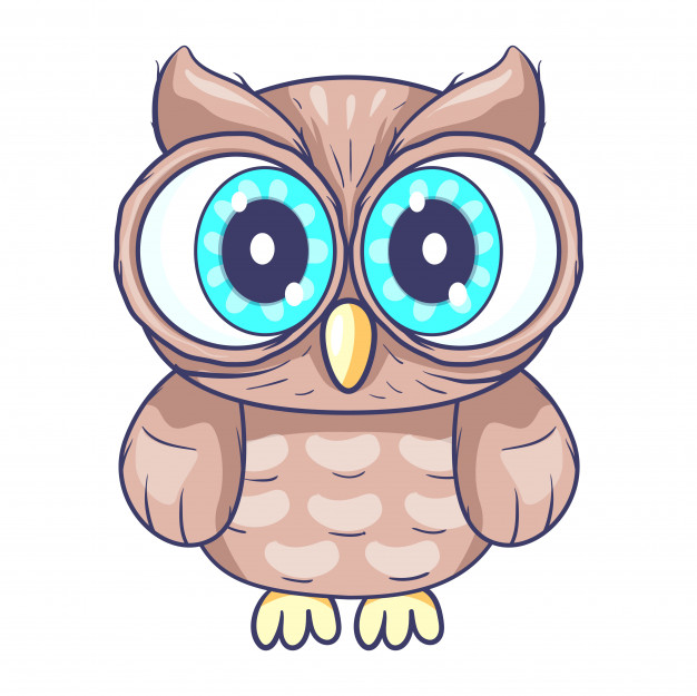 Cute Little Owl Cartoon Vector Premium Download 626x625 Cute Little Owl Cartoon Vector Premium Download