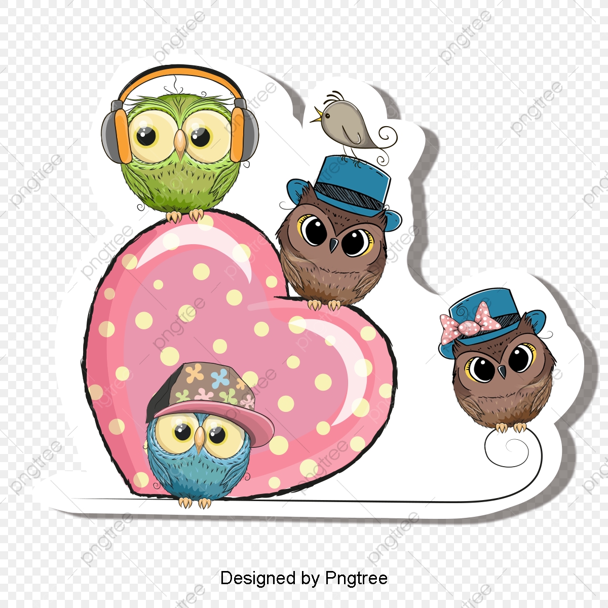Vector Pink Hearts And Owls, Pink Heart, Owl, Cartoon Owl Png 1200x1200 Vector Pink Hearts And Owls, Pink Heart, Owl, Cartoon Owl Png