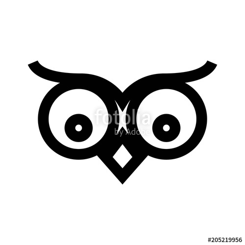 500x500 Owl Face Logo Stock Image And Royalty Free Vector