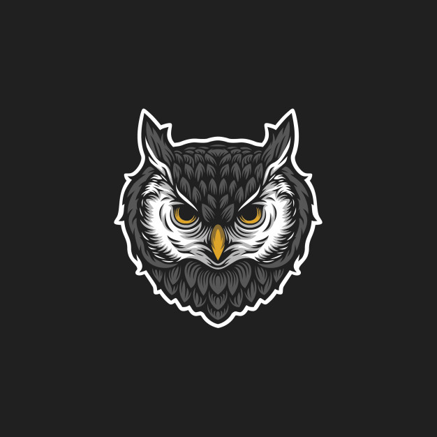 Owl Head Logo Vector Premium Download 626x626 Owl Head Logo Vector Premium Download