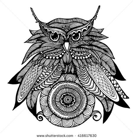 Portrait Of An Owl Owls Head Abstract Bird Print Profile 450x470 Portrait Of An Owl Owls Head Abstract Bird Print Profile