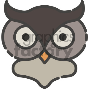 Owl Head Vector Art Clipart Royalty Free Gif, Png 300x300 Owl Head Vector Art Clipart Royalty Free Gif, Png
