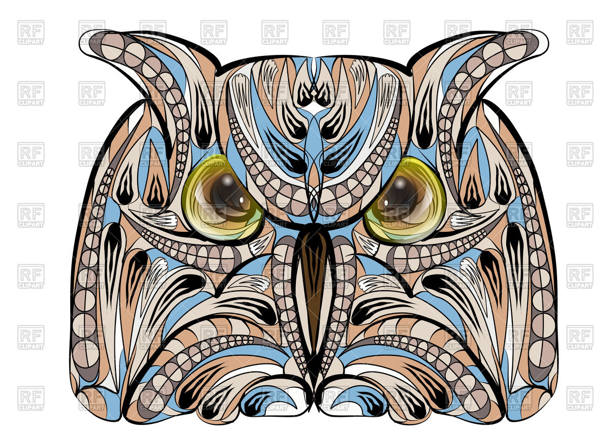 Ethnic Owl Head Vector Image Of Plants And Animals Arkela 1200x846 Ethnic Owl Head Vector Image Of Plants And Animals Arkela