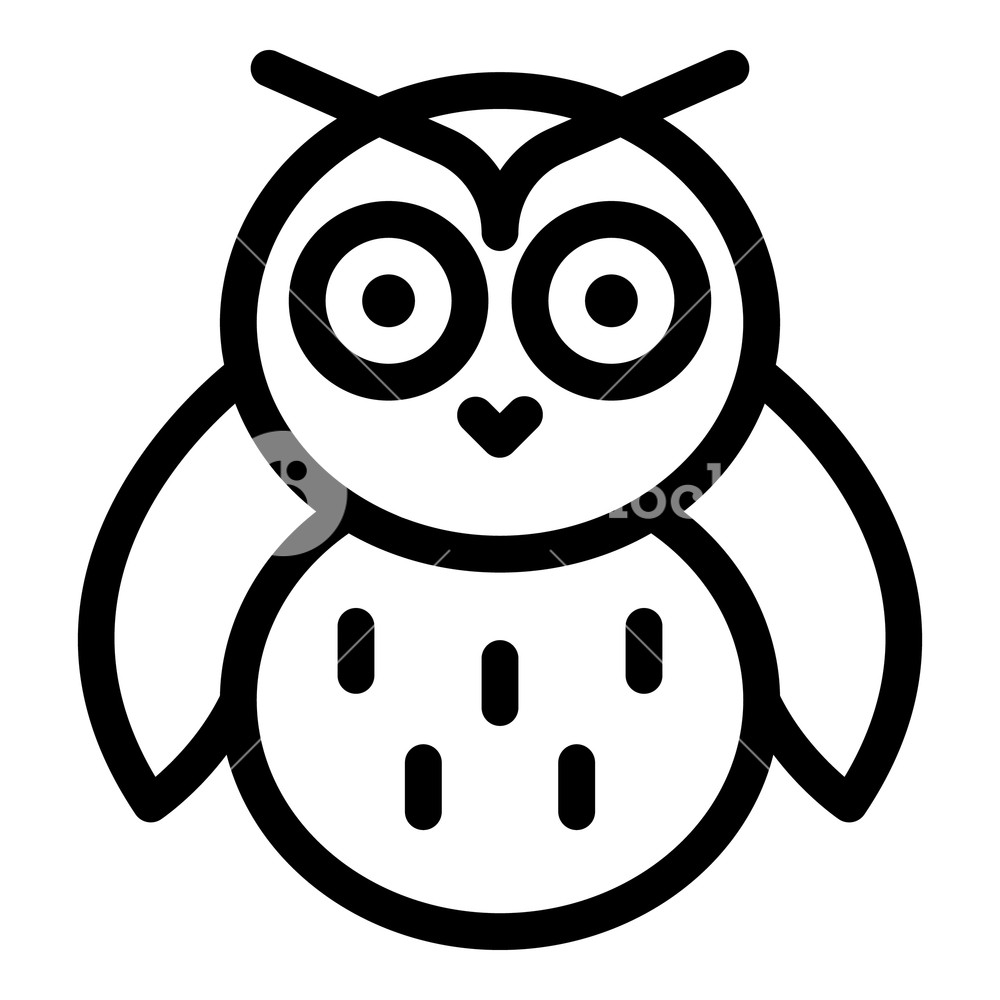Download Owl Icon Vector at Vectorified.com | Collection of Owl ...