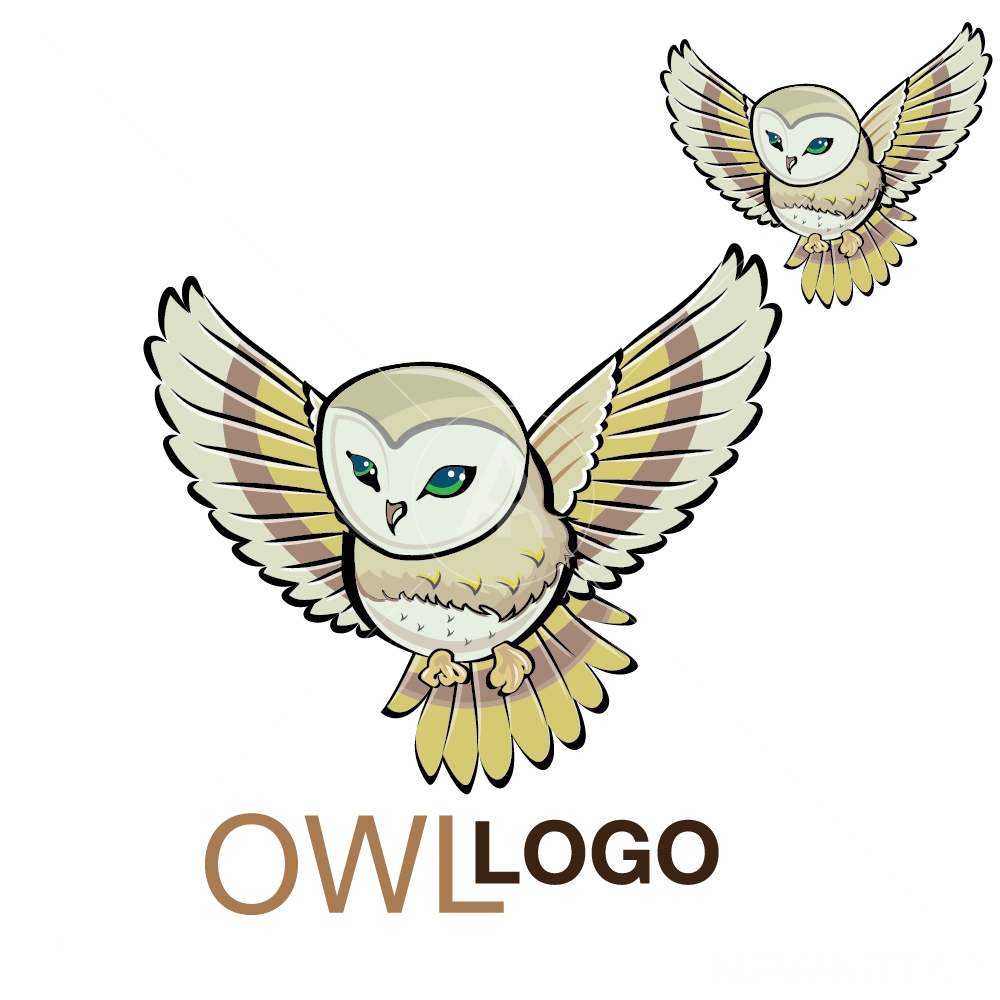 Owl Logo Set 1000x1000 Owl Logo Set