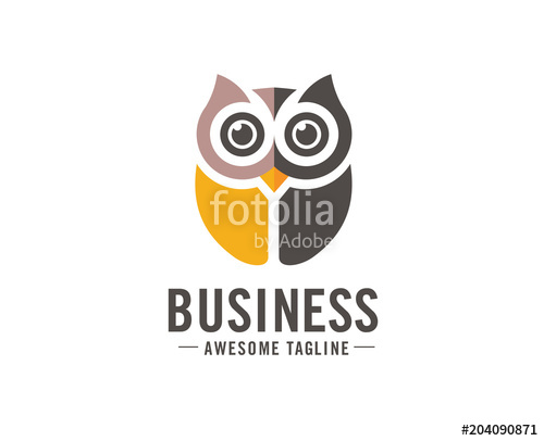 Owl Logo Vector In Modern Colorful Logo Design, Owl Icon Vector 500x406 Owl Logo Vector In Modern Colorful Logo Design, Owl Icon Vector