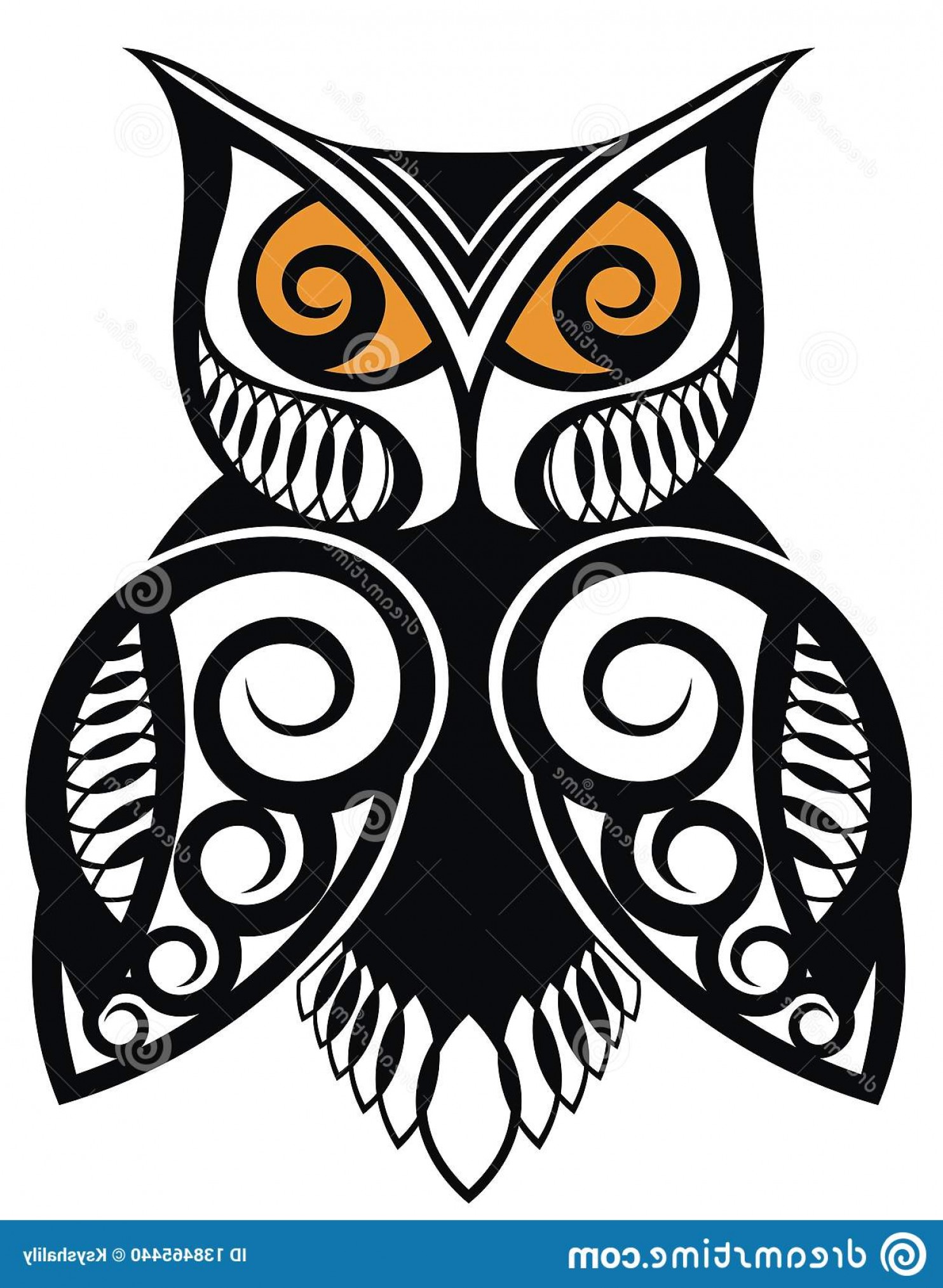 1484x2026 Owl Logo Vector Template Elegant Emblem Scroll Decorative Owl Logo