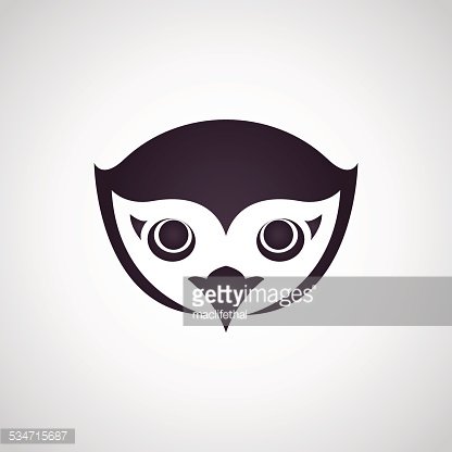 416x416 Owl Logo Vector Premium Clipart