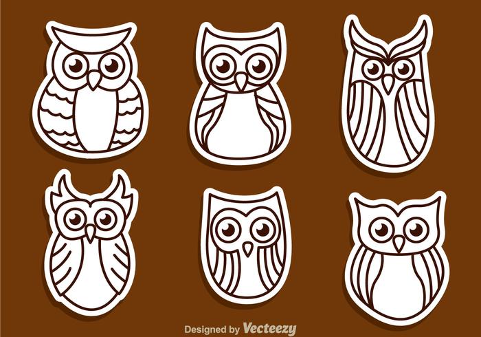 Owl Outline Vectors 700x490 Owl Outline Vectors
