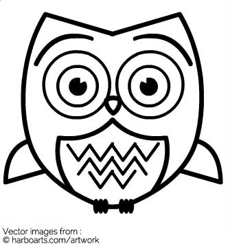 Download Sad Retro Owl 335x355 Download Sad Retro Owl