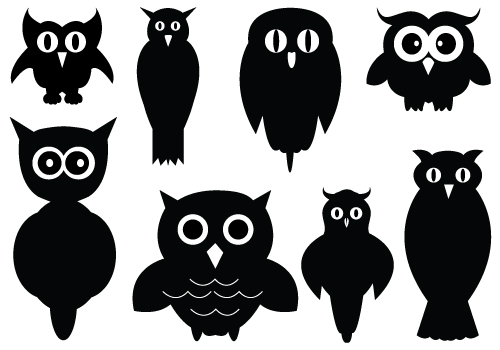 Owl Silhouette Vector