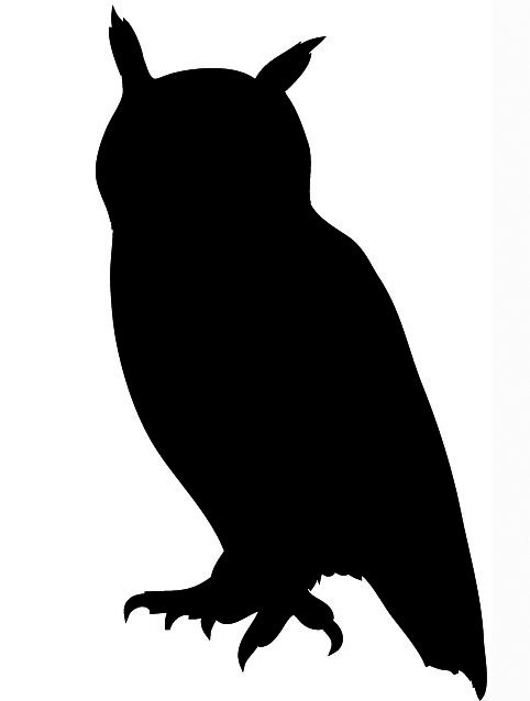 482x638 Owl Silhouette Cliparts
