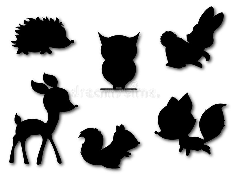 800x618 Cute Cartoon Owl Silhouette