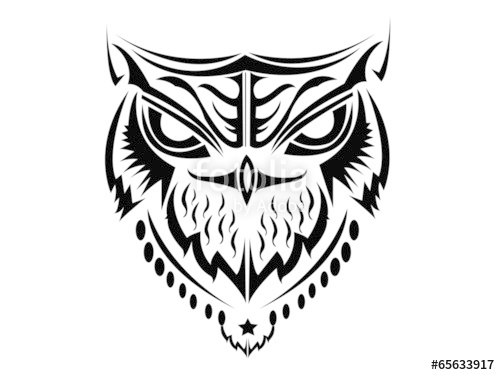 500x375 Owl Tattoo Stock Image And Royalty Free Vector On Fotolia