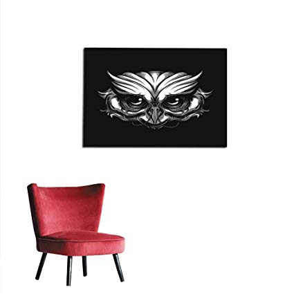 425x425 Homehot Mural Decoration Owl Tattoo Vector Mural