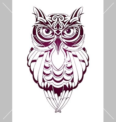 380x400 Owl Tattoo Vector Tattoos I Like Owl Tattoo Design, Owl
