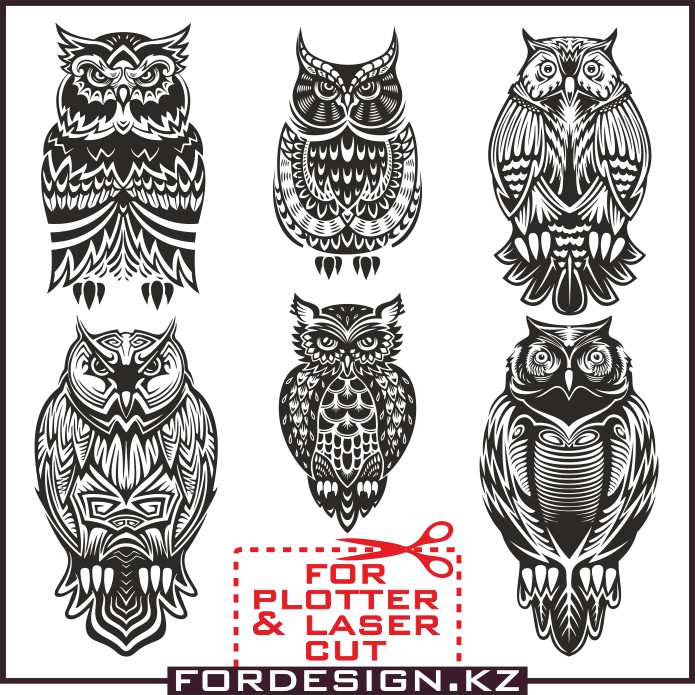 695x695 Owl Vector Vector Clip Art Owls Made In Vintage Style Download