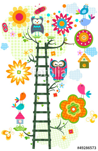 325x500 Owl Tree Stock Image And Royalty Free Vector