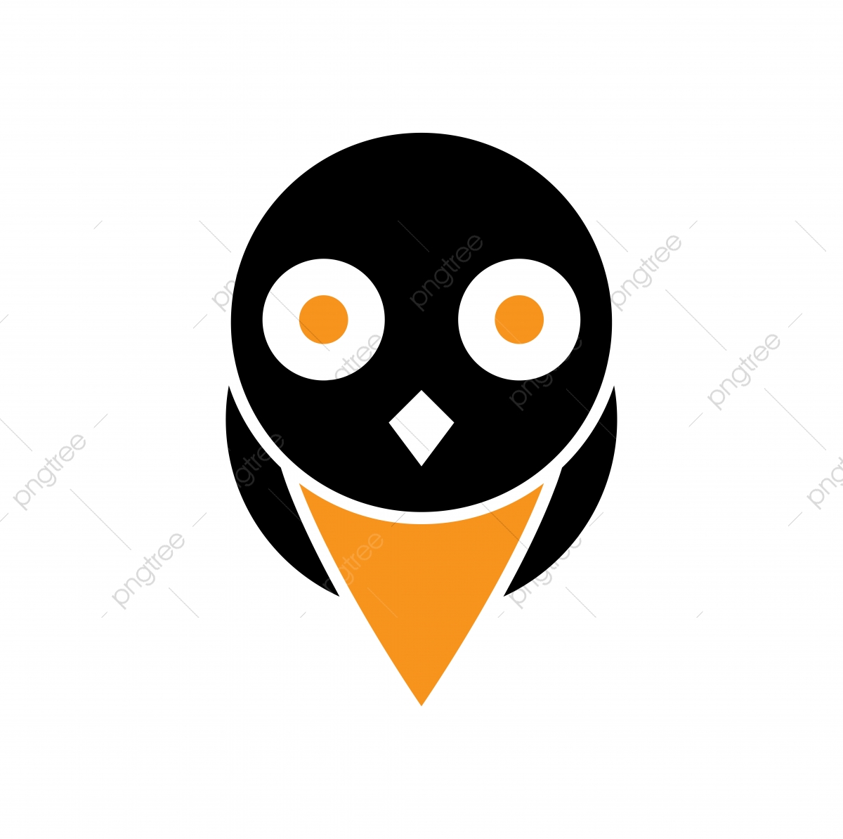 1200x1194 Owl Vector Illustration, Bird, Retro, Background Png And Vector