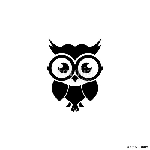 500x500 Cartoon Owl With Sunglasses