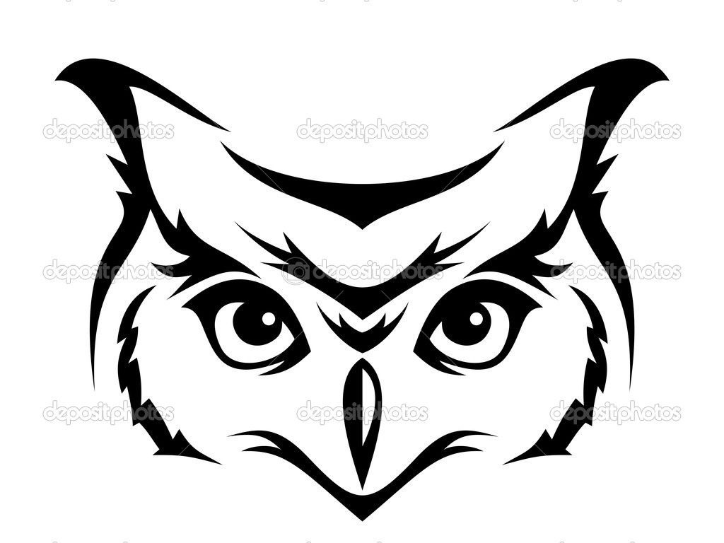 Head Of Horned Owl Vector Illustration Stock Vector Naddya 1024x768 Head Of Horned Owl Vector Illustration Stock Vector Naddya