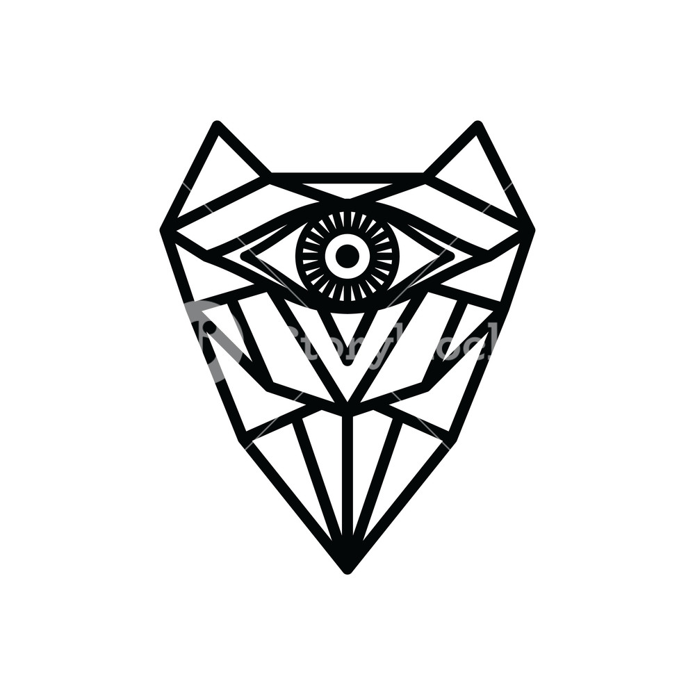 One Eye Owl Logo Logotype Theme Vector Art Royalty Free Stock 1000x1000 One Eye Owl Logo Logotype Theme Vector Art Royalty Free Stock