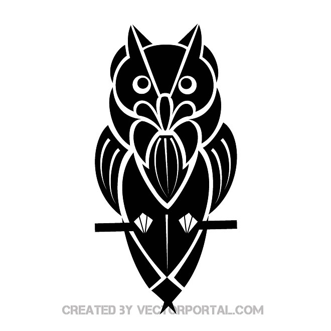 660x660 Owl Illustration Vector