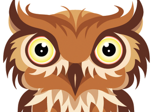 300x220 Free Owl Vector Design Photoshop Illustrator Owl Vector