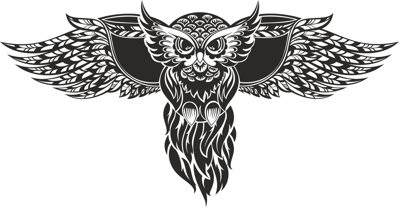 1280x664 Owl Vector Free Vector Download In Cdr