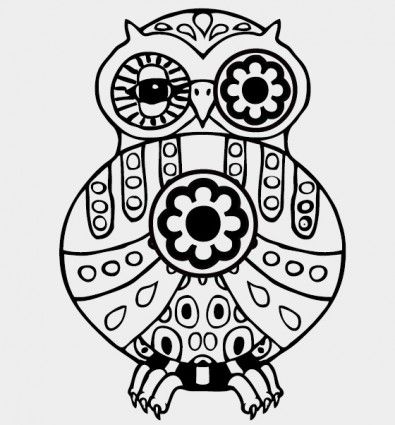 395x425 Owl Vector Vector Misc