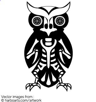 Download Owl Skeleton 335x355 Download Owl Skeleton